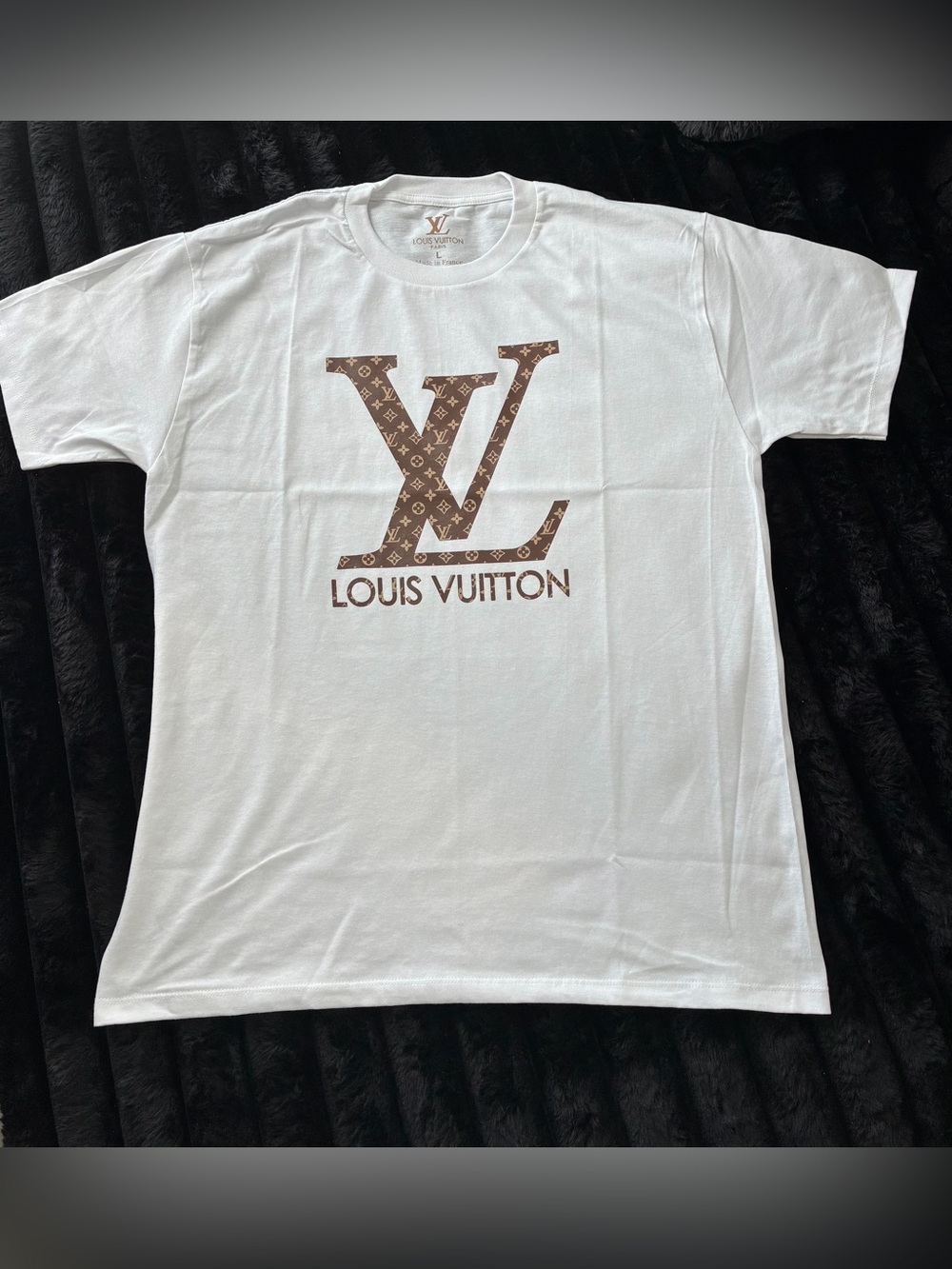 New Mens Luxury LV T-shirt size L
